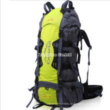 Venta al por mayor al aire libre que camina la mochila, bolso que acampa de gran capacidad 70L